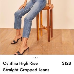 REFORMATION - Cynthia high rise jeans size 26